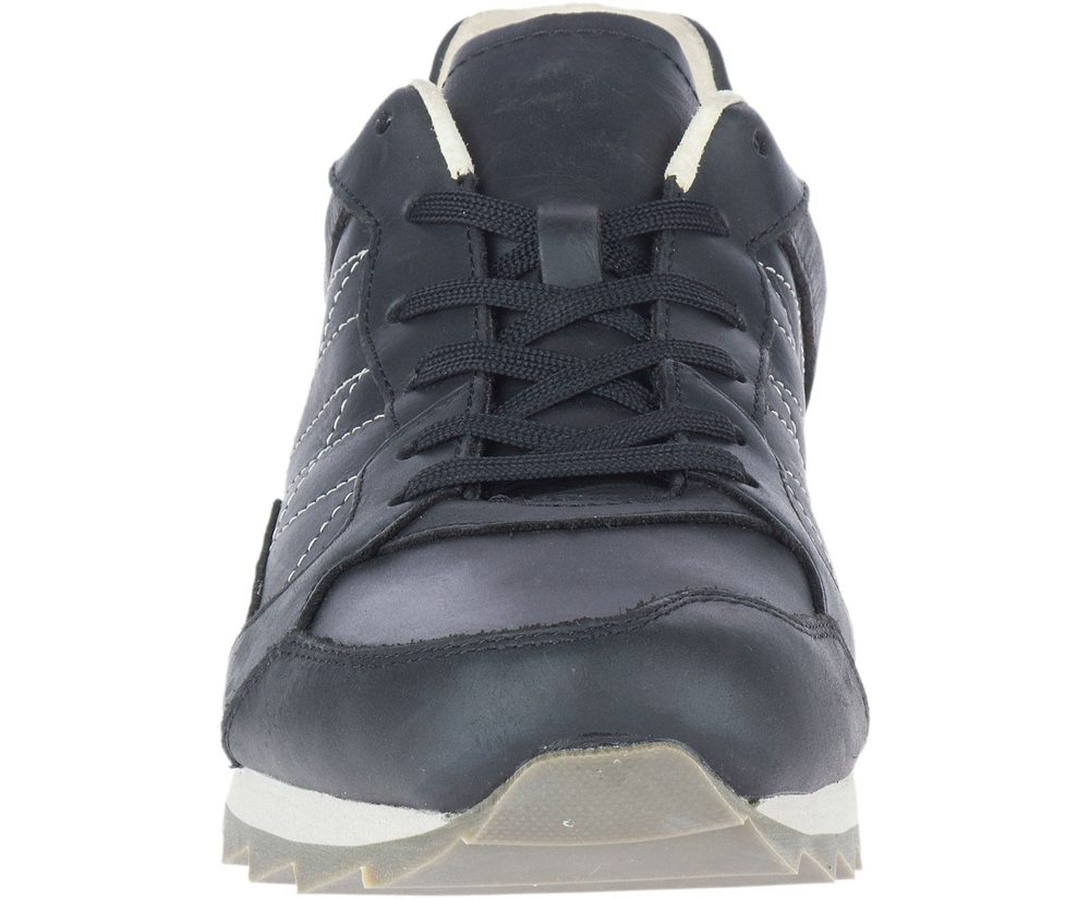 Merrell Sneakers Black - Alpine Leather - Mens 94AZPXHYG